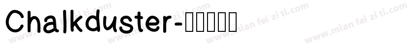 Chalkduster字体转换