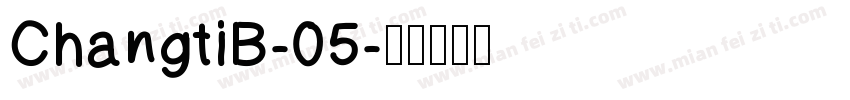 ChangtiB-05字体转换
