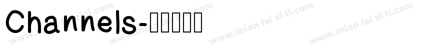 Channels字体转换