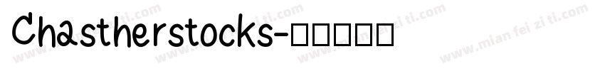 Chastherstocks字体转换