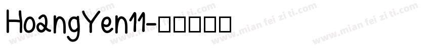 HoangYen11字体转换