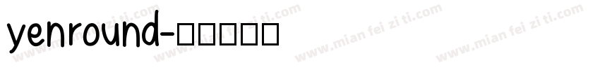 yenround字体转换