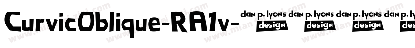 CurvicOblique-RA1v字体转换