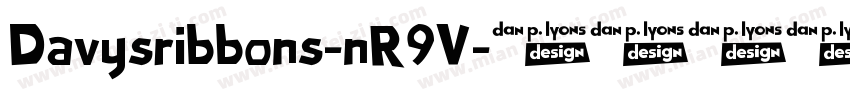 Davysribbons-nR9V字体转换