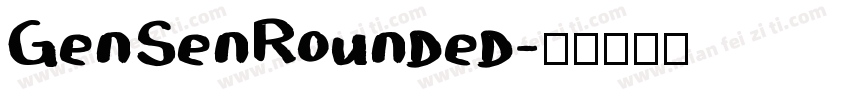GenSenRounded字体转换