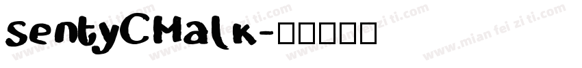 sentyCHalk字体转换