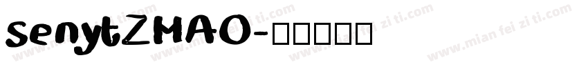 senytZHAO字体转换