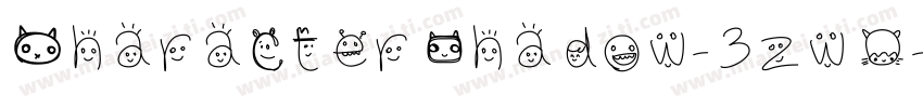 CharacterShadow-3zwG字体转换