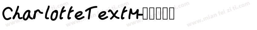 CharlotteTextM字体转换