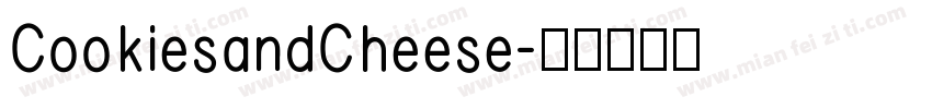 CookiesandCheese字体转换