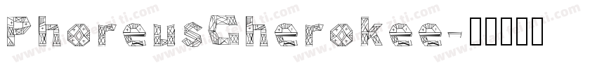 PhoreusCherokee字体转换