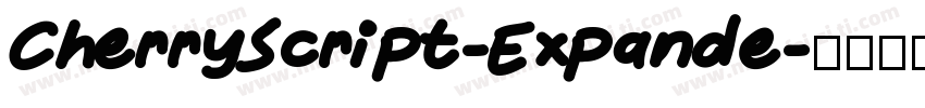 CherryScript-Expande字体转换