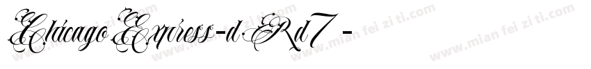 ChicagoExpress-dRd7字体转换