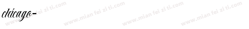 chicago字体转换