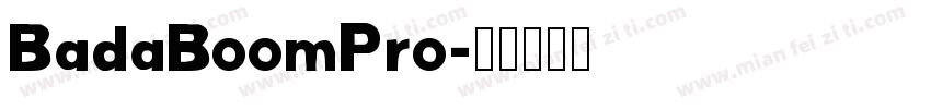 BadaBoomPro字体转换