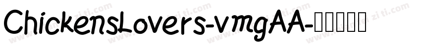 ChickensLovers-vmgAA字体转换