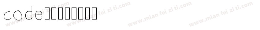 code13字体转换