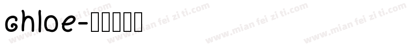 chloe字体转换