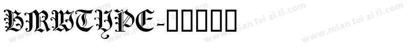 BMWTYPE字体转换