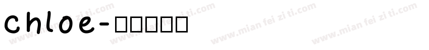 chloe字体转换