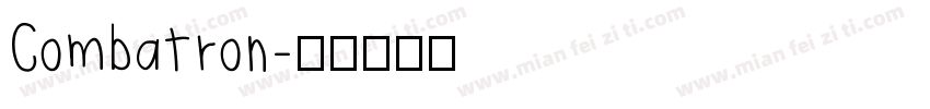 Combatron字体转换