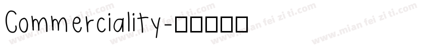 Commerciality字体转换