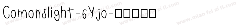 Comonslight-6Yjo字体转换