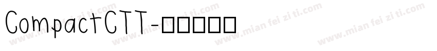 CompactCTT字体转换
