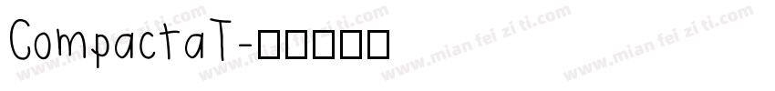 CompactaT字体转换