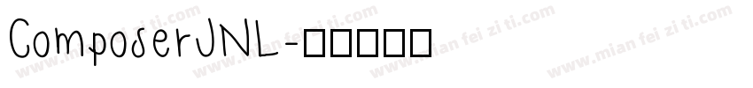 ComposerJNL字体转换