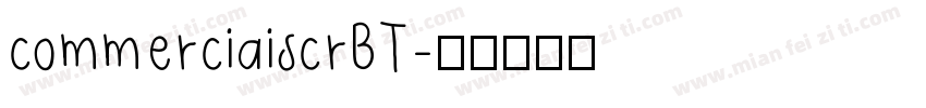commerciaiscrBT字体转换