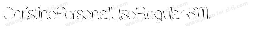 ChristinePersonalUseRegular-8MaBM字体转换