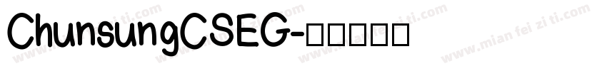 ChunsungCSEG字体转换