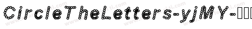 CircleTheLetters-yjMY字体转换