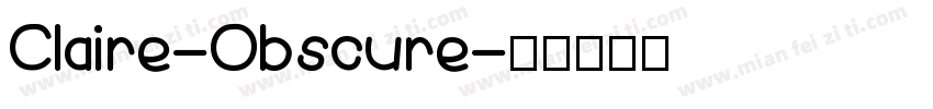 Claire-Obscure字体转换