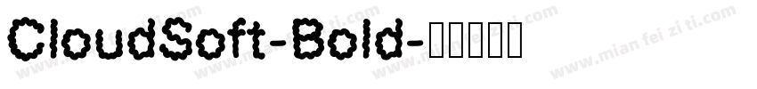 CloudSoft-Bold字体转换