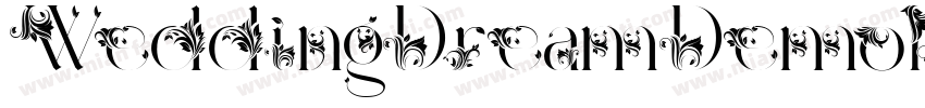 WeddingDreamDemoRegular字体转换
