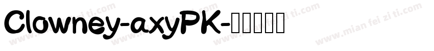 Clowney-axyPK字体转换