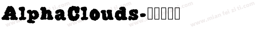 AlphaClouds字体转换