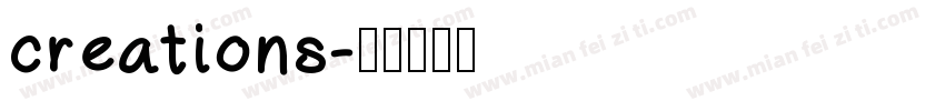 creations字体转换