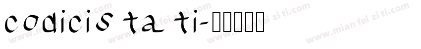 codicistati字体转换