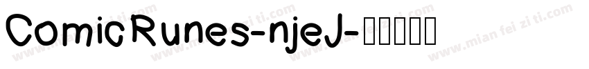 ComicRunes-njeJ字体转换