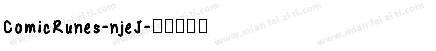 ComicRunes-njeJ字体转换