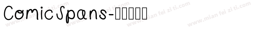 ComicSpans字体转换