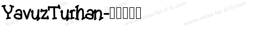YavuzTurhan字体转换