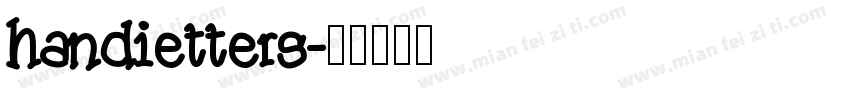 handietters字体转换