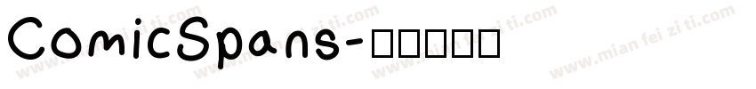 ComicSpans字体转换