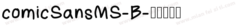 comicSansMS-B字体转换
