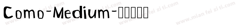 Como-Medium字体转换