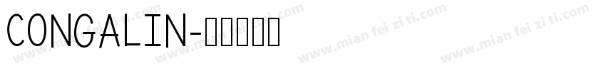 CONGALIN字体转换